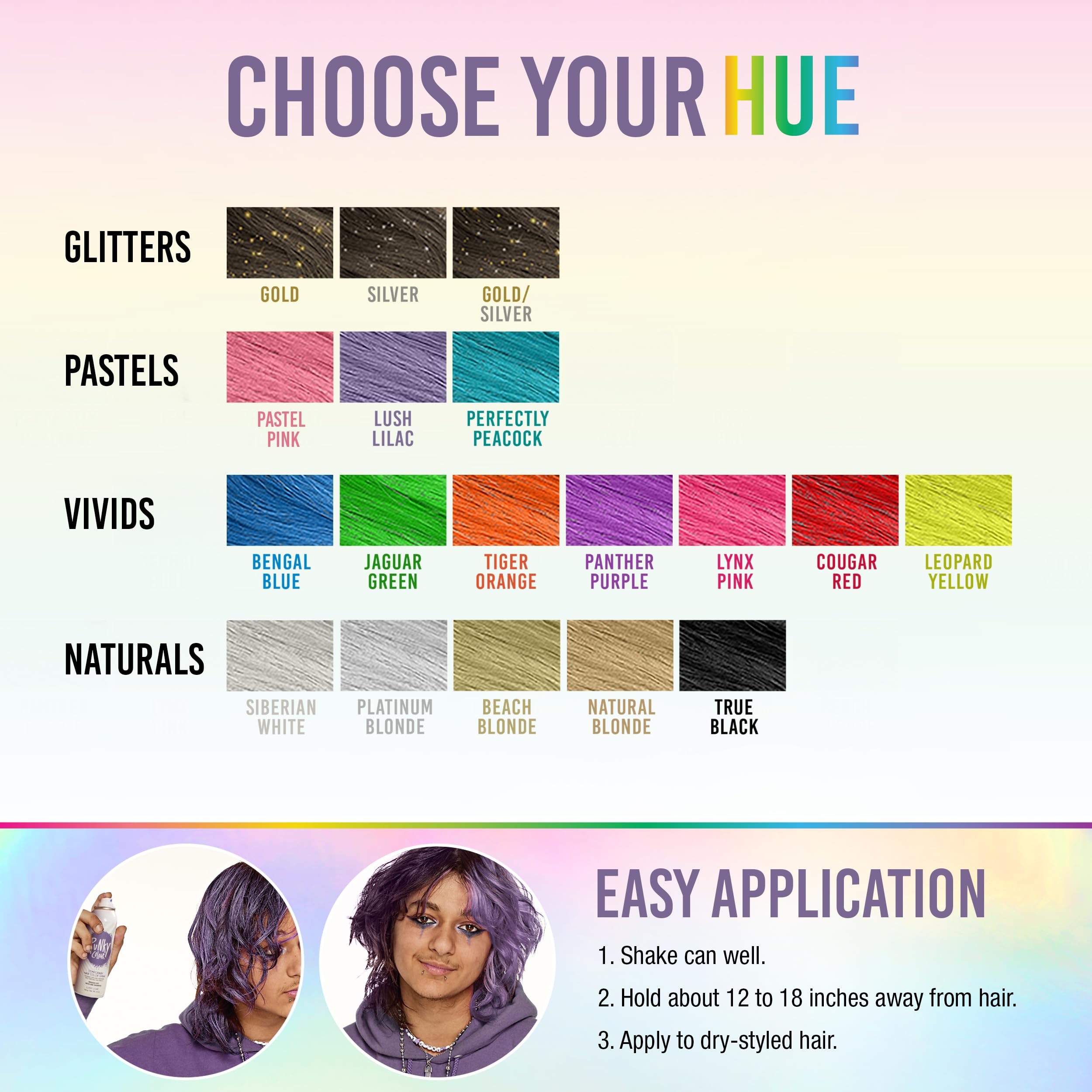Amazon.com : Punky Pastel Temporary Hair Color Spray - Lush Lilac